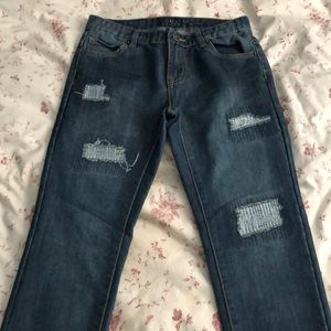 Lucky brand patch jeans